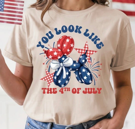 Patriotic Balloon Dog - MTO Shirt